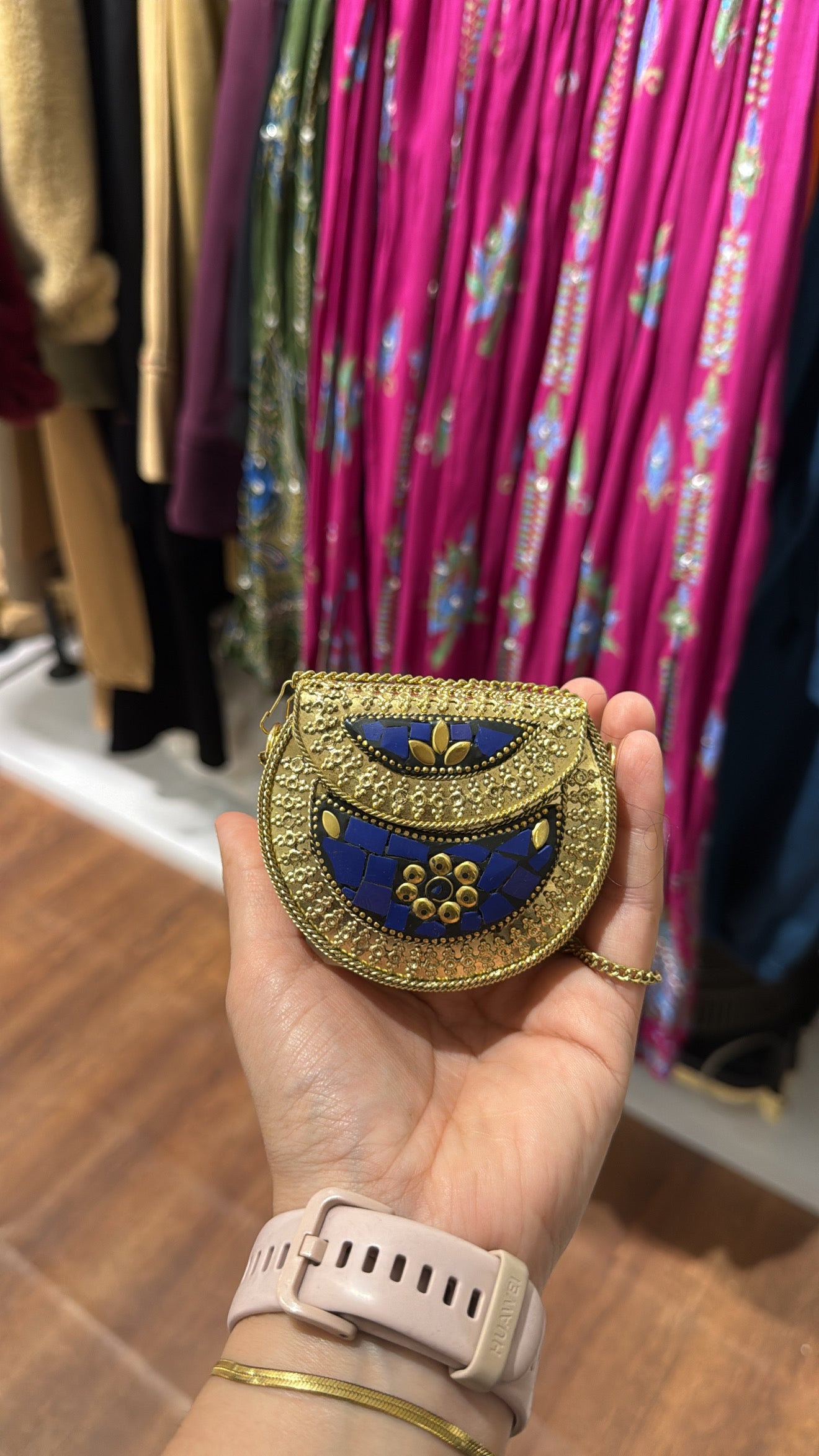 Mini Natural Stones Indian Bag