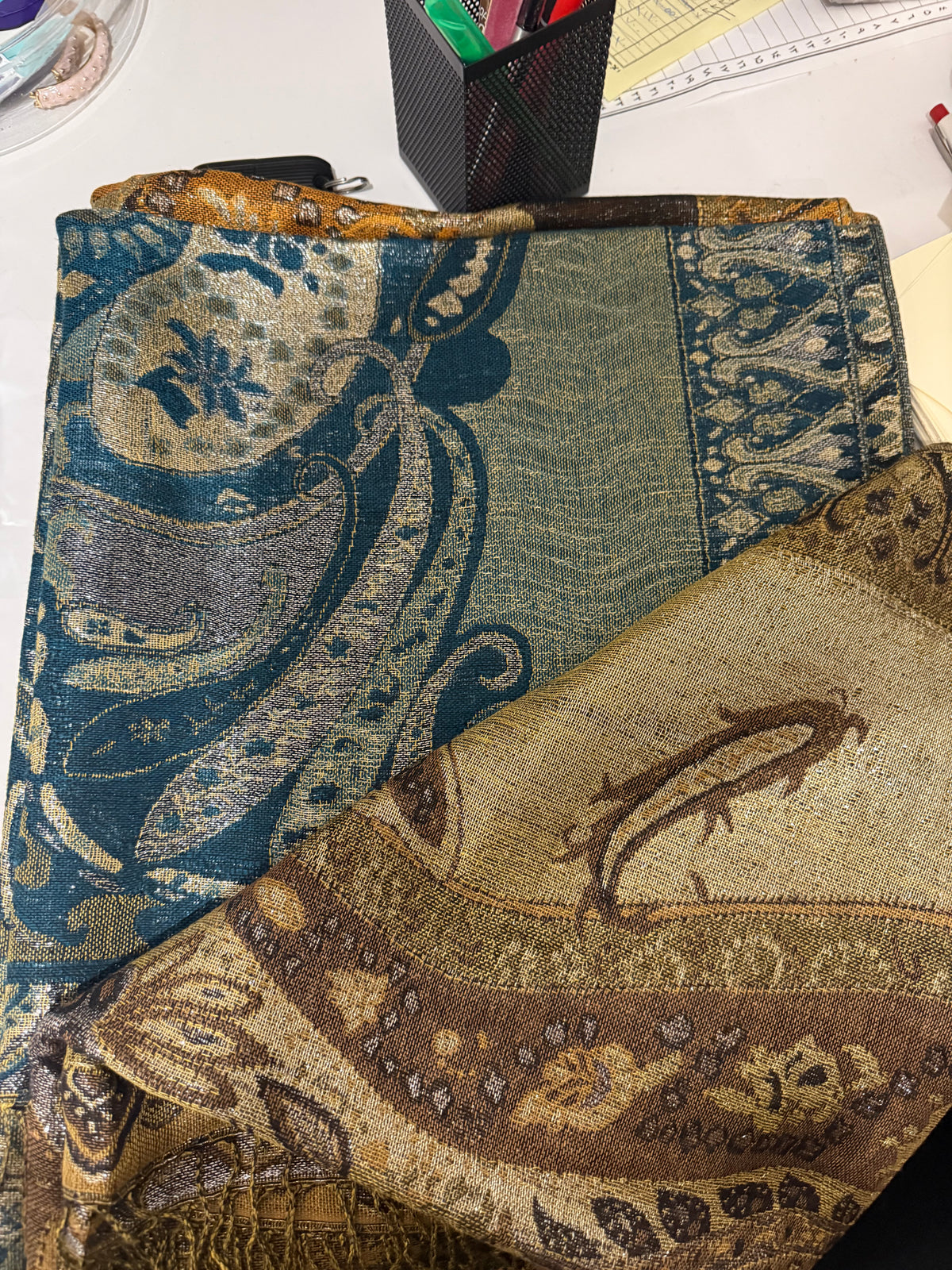 Glitter pashmina shawl