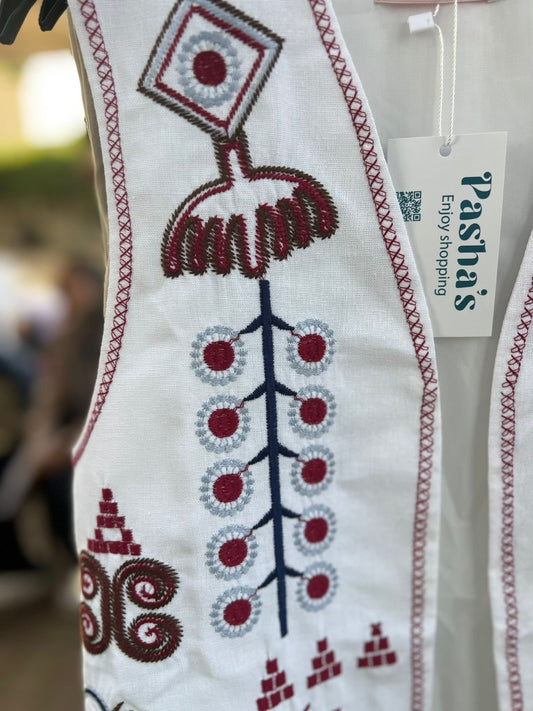 Embroidered Vest