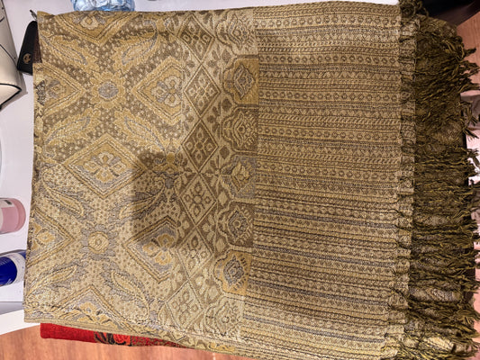 Glitter pashmina shawl