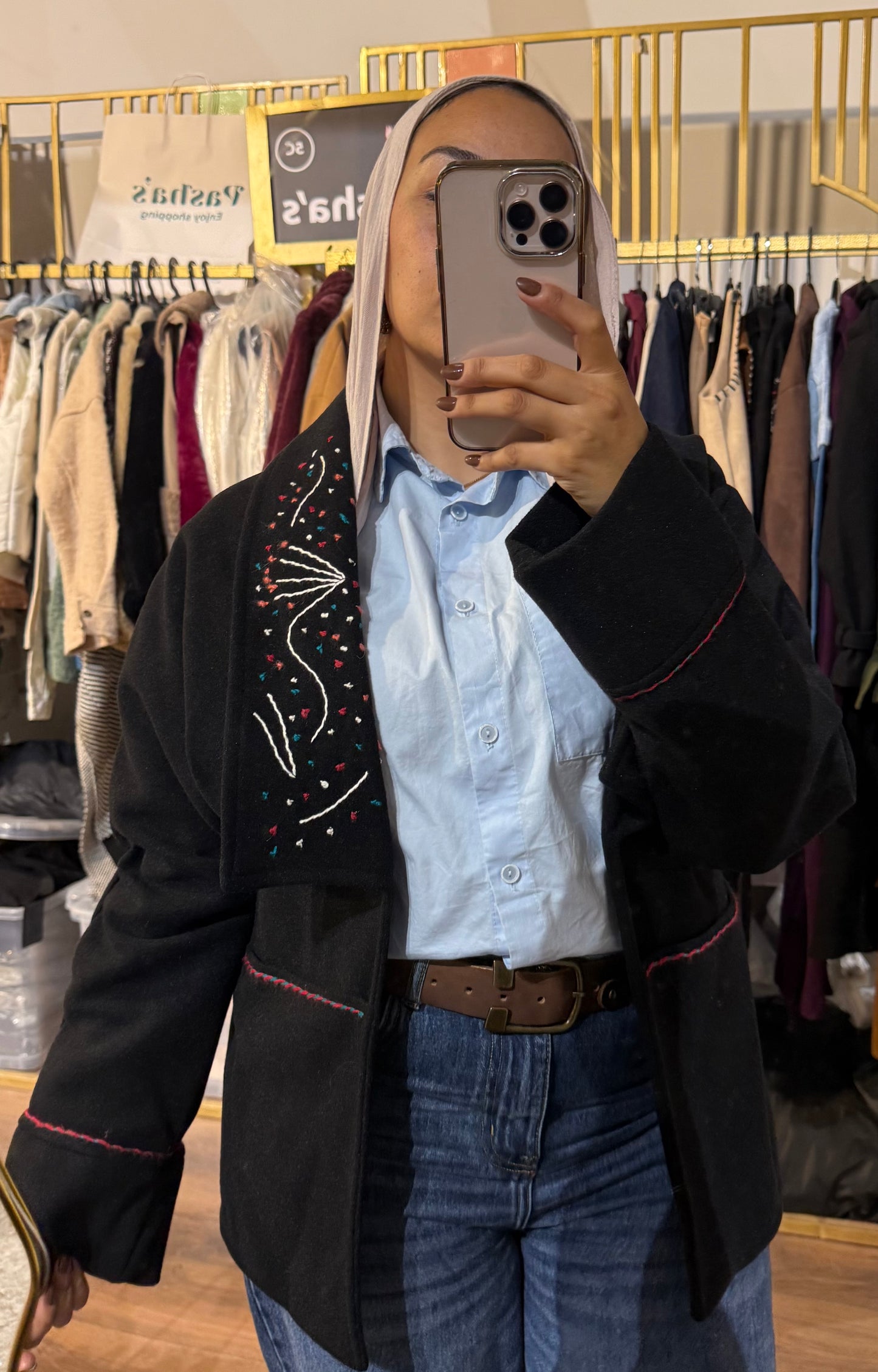 Embroidery Wool Jacket