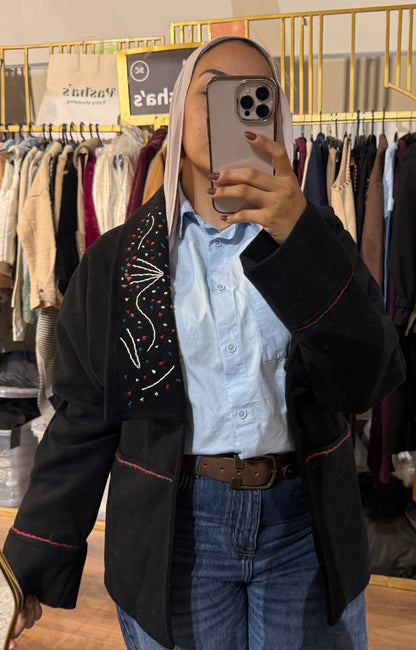 Embroidery Wool Jacket