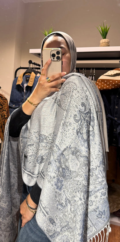 Indian Lotus Pashmina