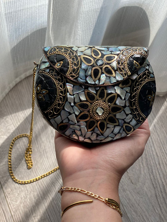 Small Natural Stones Indian Bag