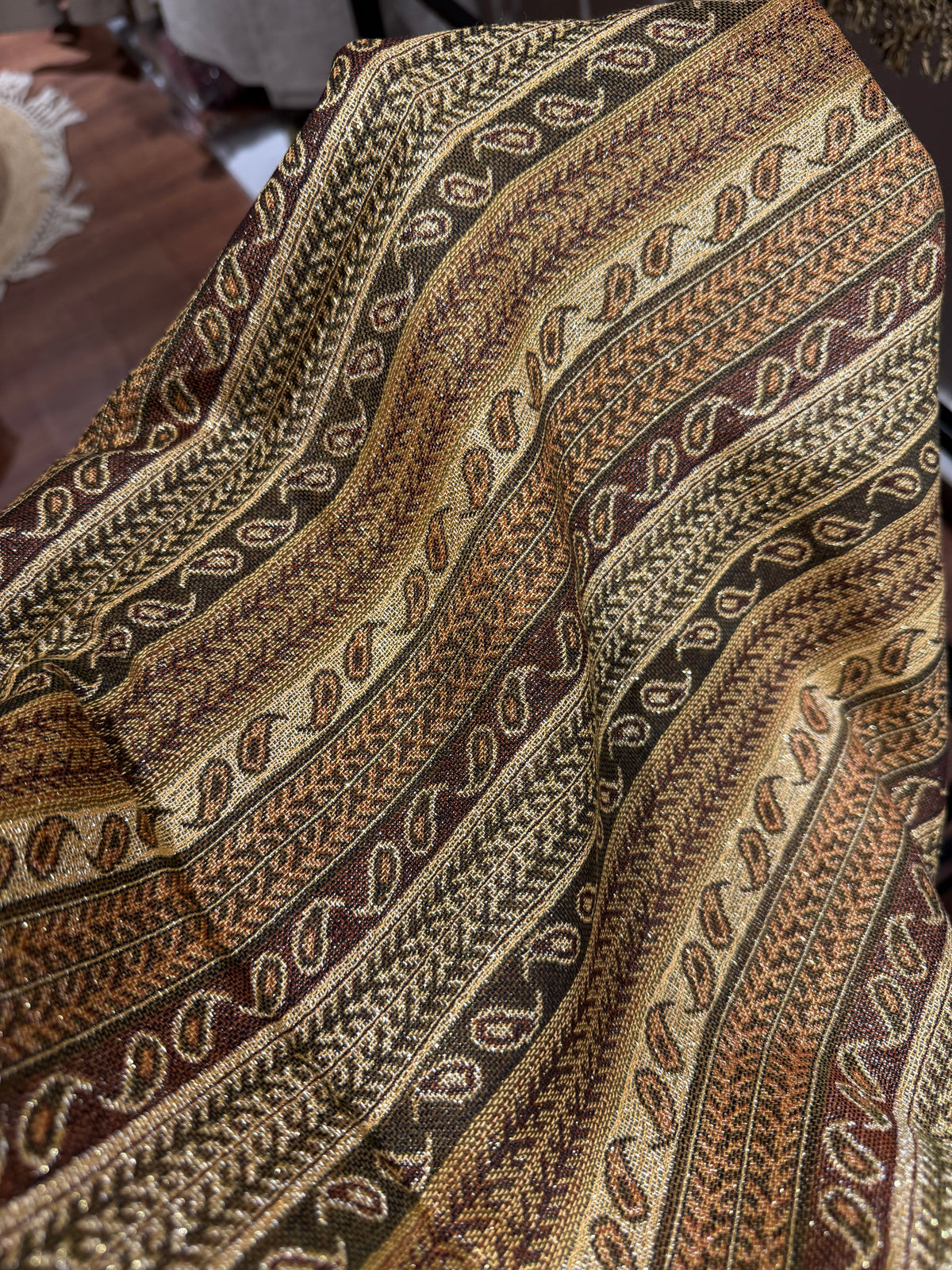 Glitter pashmina shawl