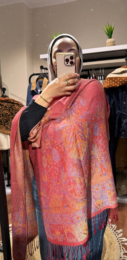 Indian Lotus Pashmina