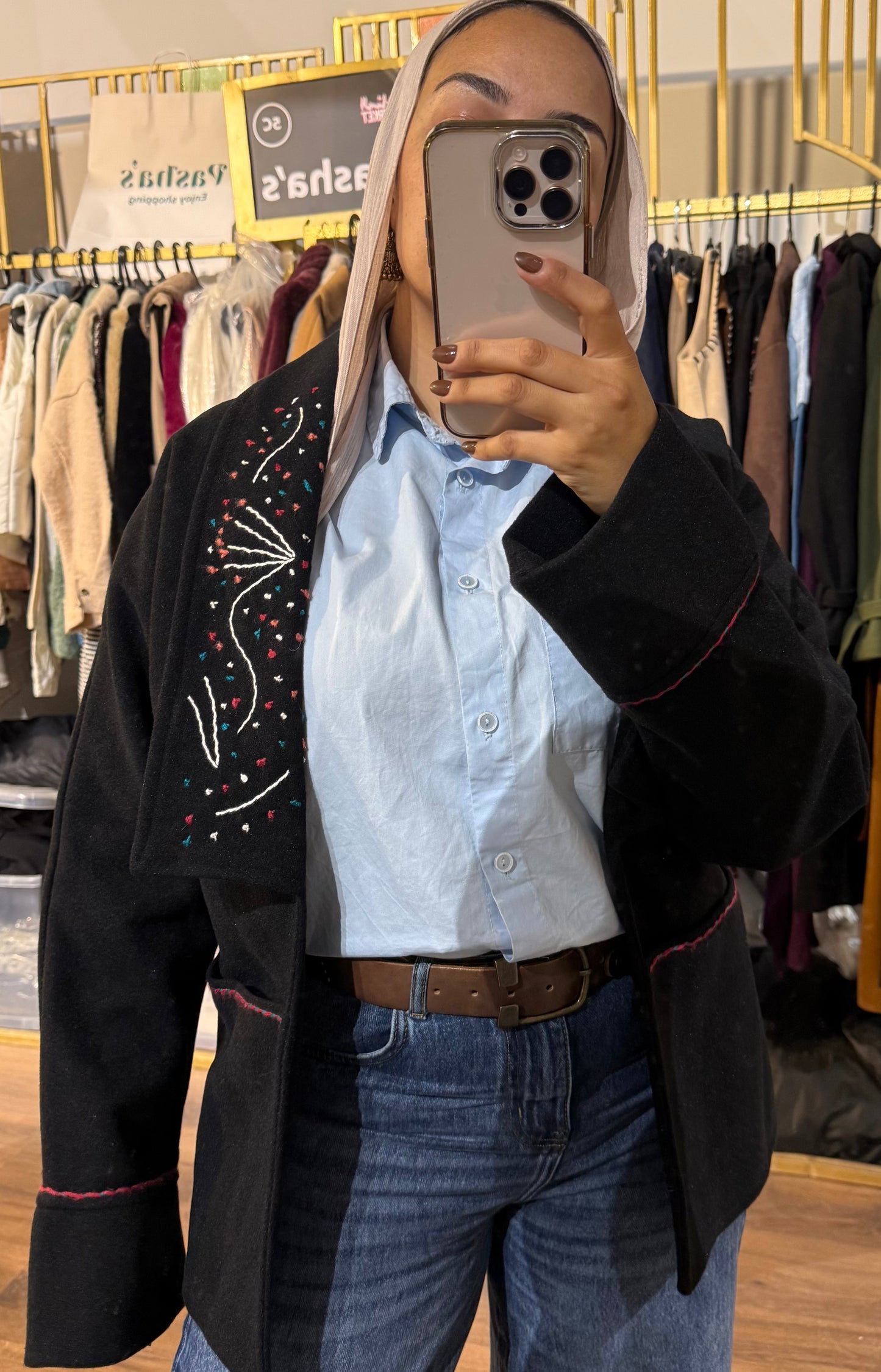 Embroidery Wool Jacket