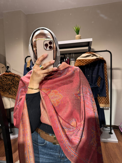 Indian Lotus Pashmina