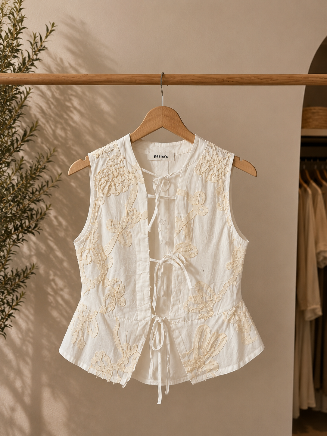 3D Poplin Vest