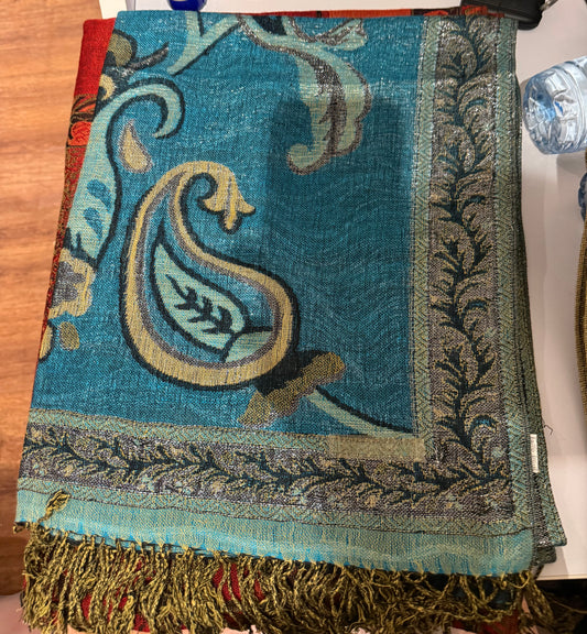 Glitter pashmina shawl