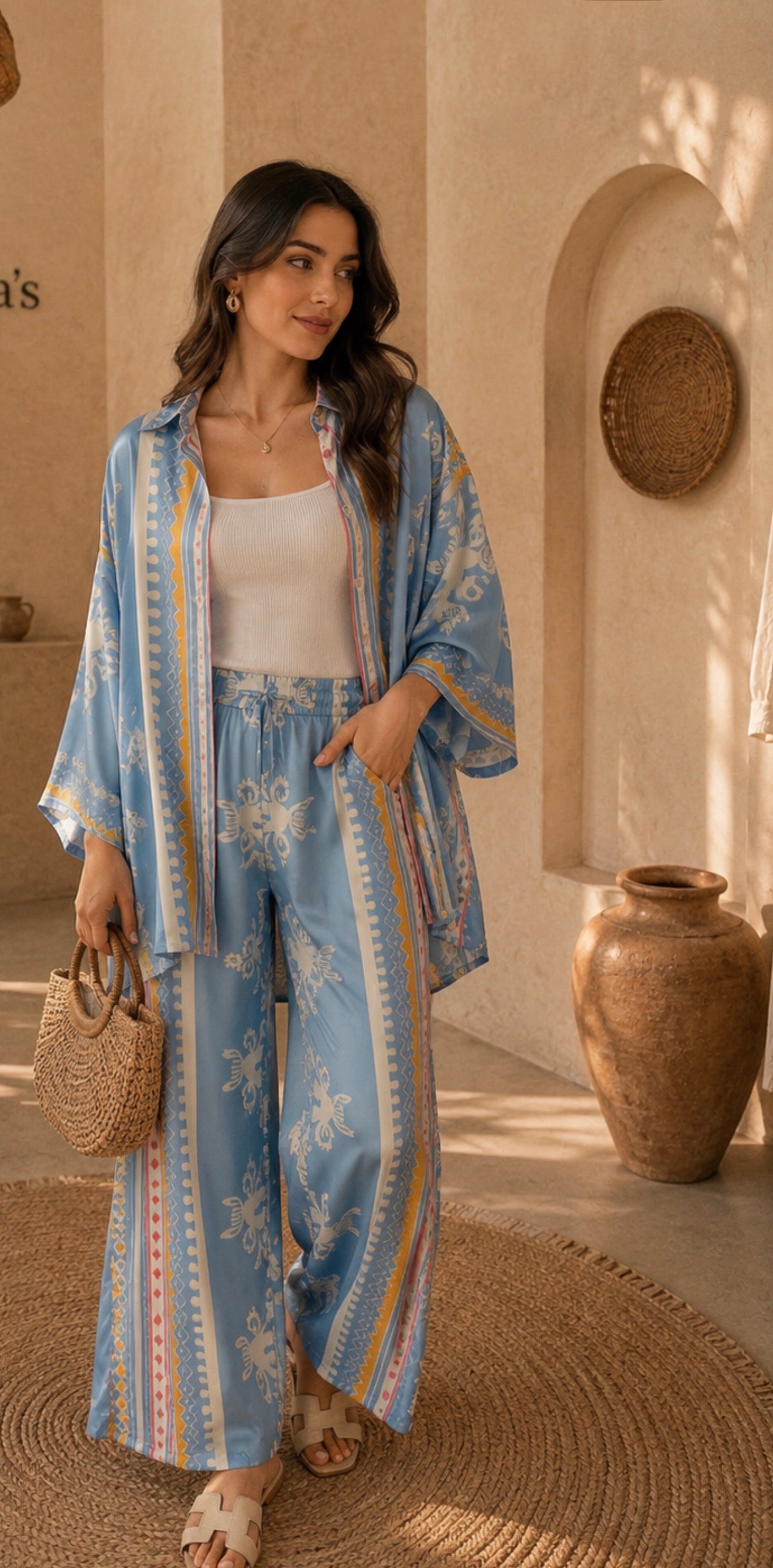 Oversized Satin Set