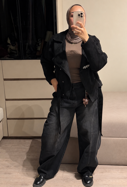 Suede Jewels Jacket