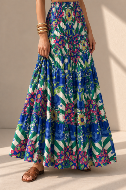 Ruffles Boho Skirt