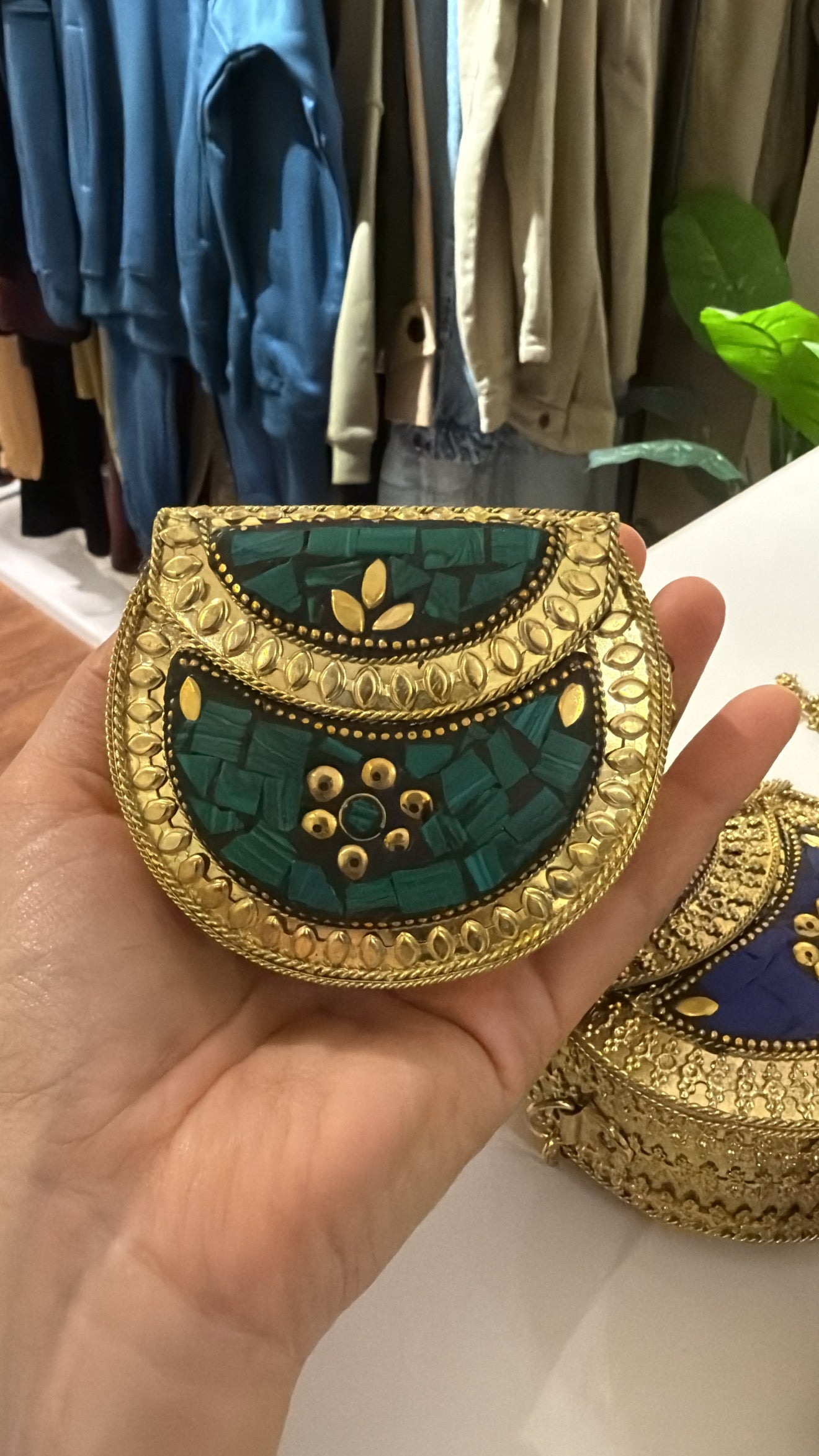 Mini Natural Stones Indian Bag