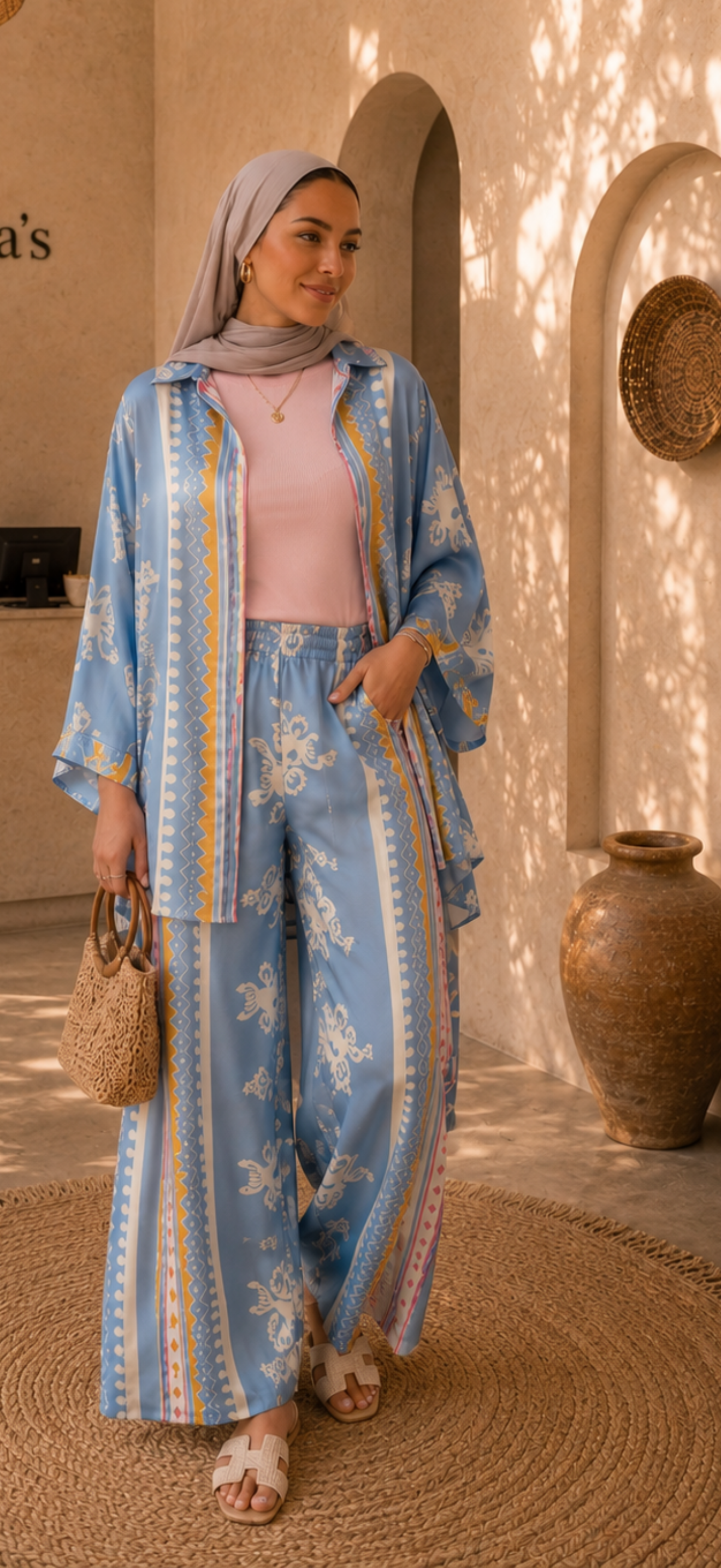 Oversized Satin Set
