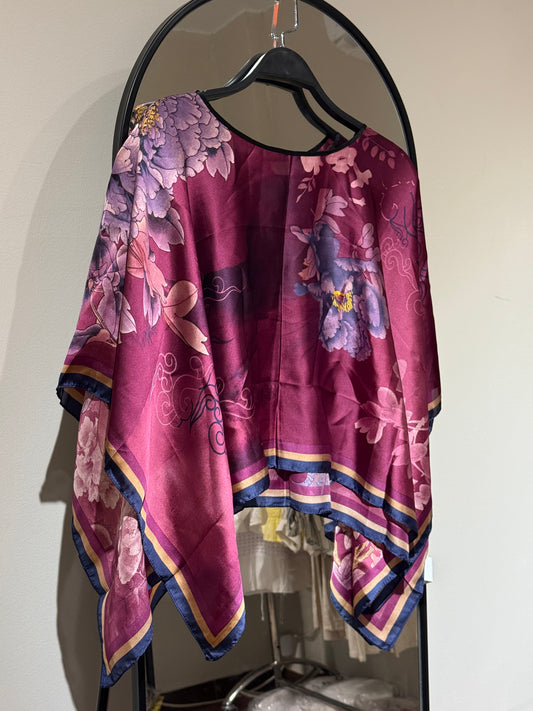 Colorful Satin Blouse