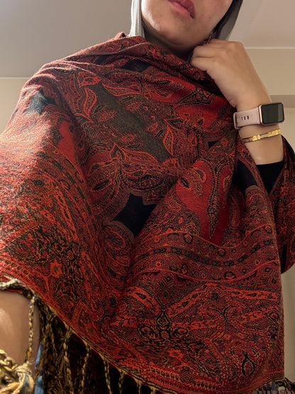 Heavy autumn pashmina