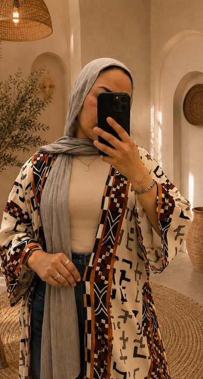 Long Viscose Cardigan