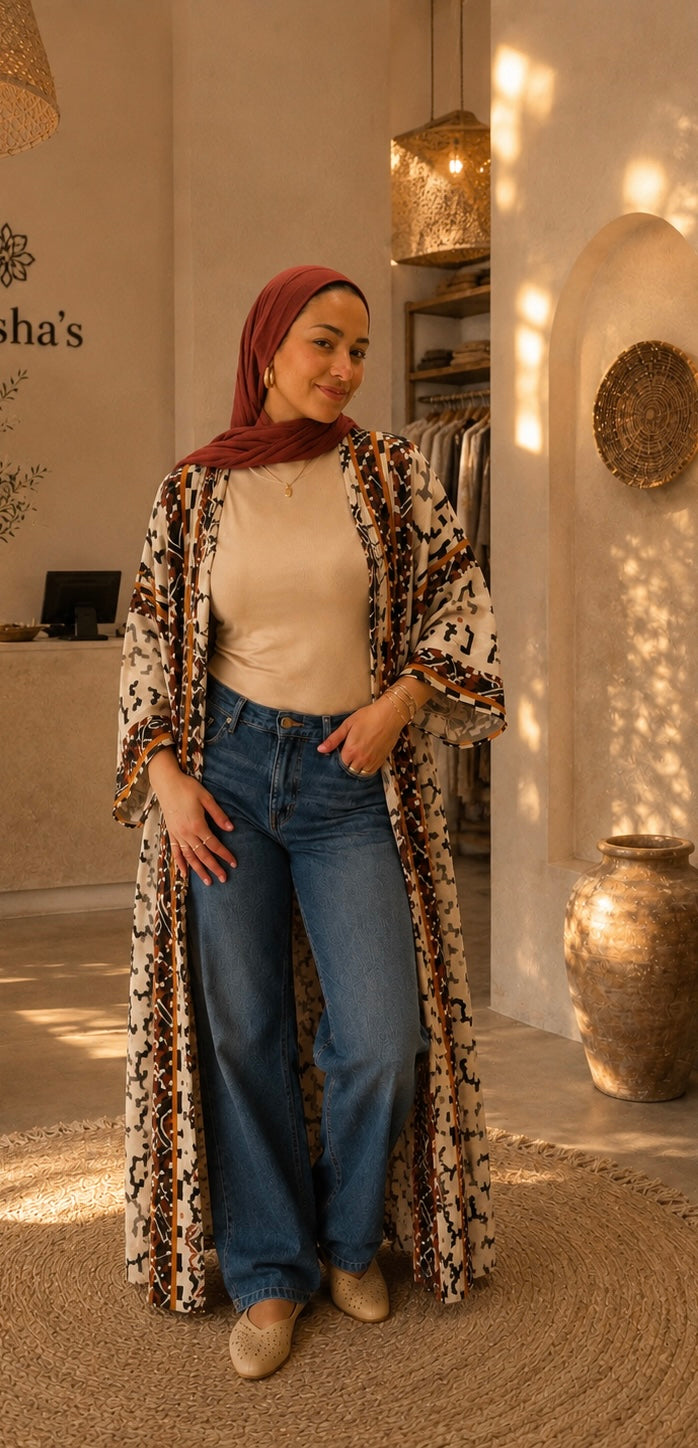 Long Viscose Cardigan