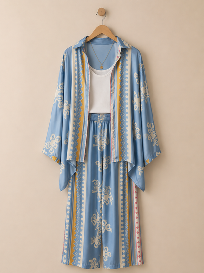 Oversized Satin Set