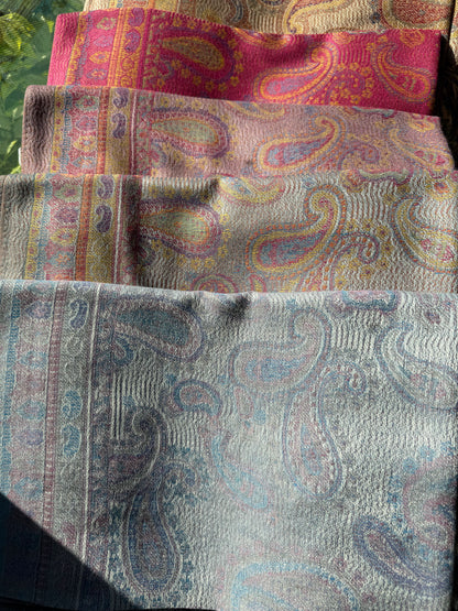Indian Teardrop Pashmina Scarf