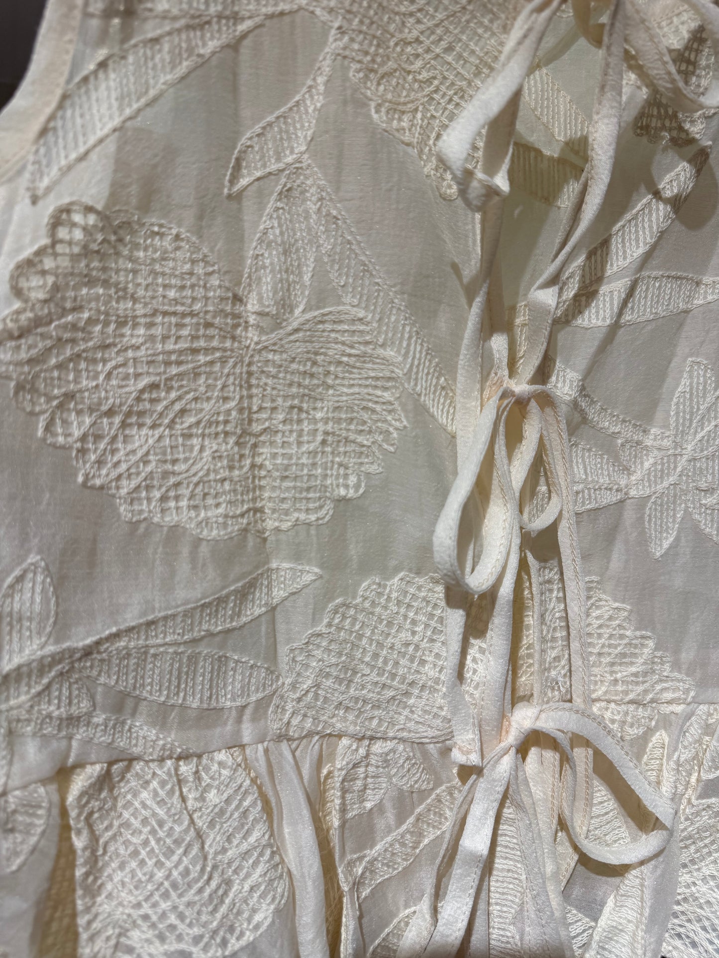 Organza Embroidery Vest