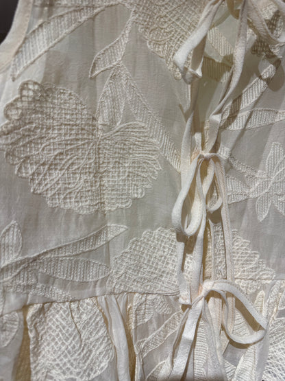 Organza Embroidery Vest