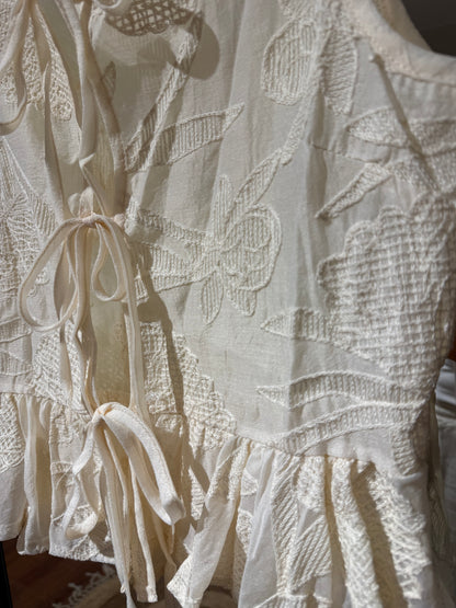 Organza Embroidery Vest