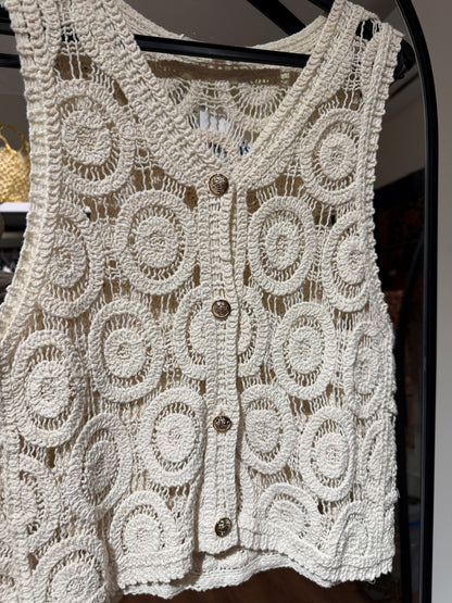 Gold Buttoned Vest