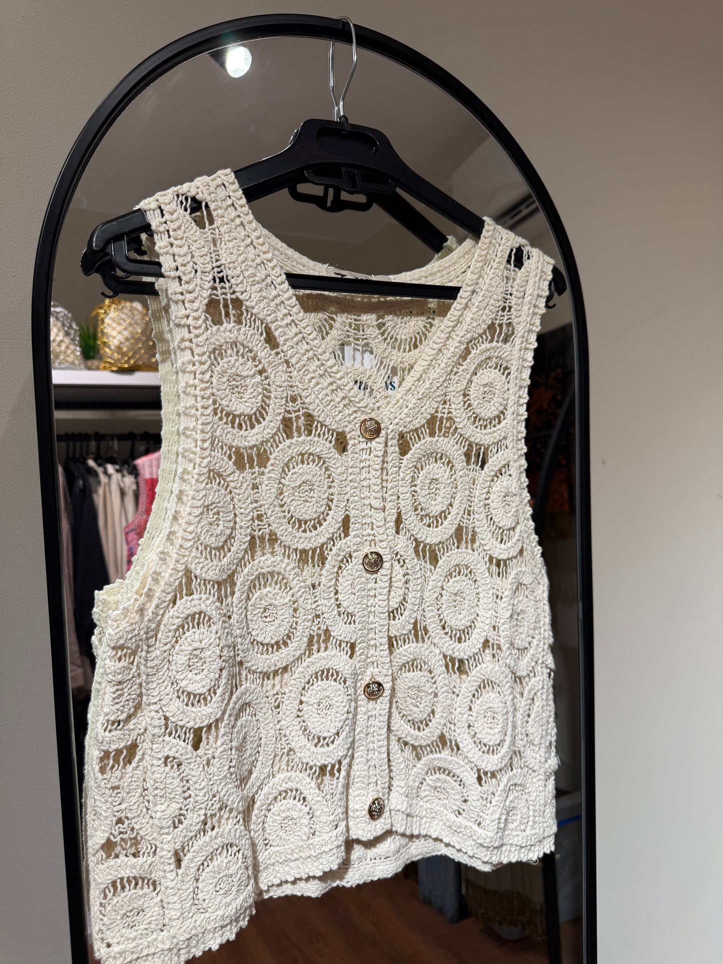 Gold Buttoned Vest