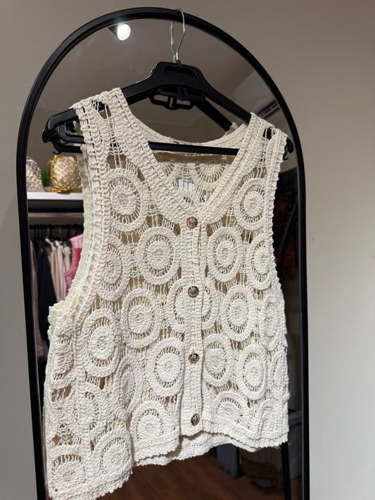 Gold Buttoned Vest