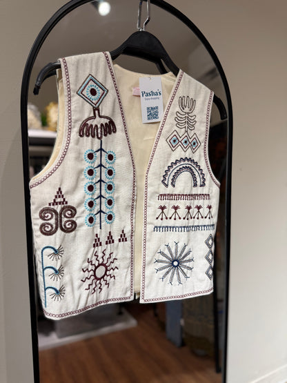 Embroidered Vest