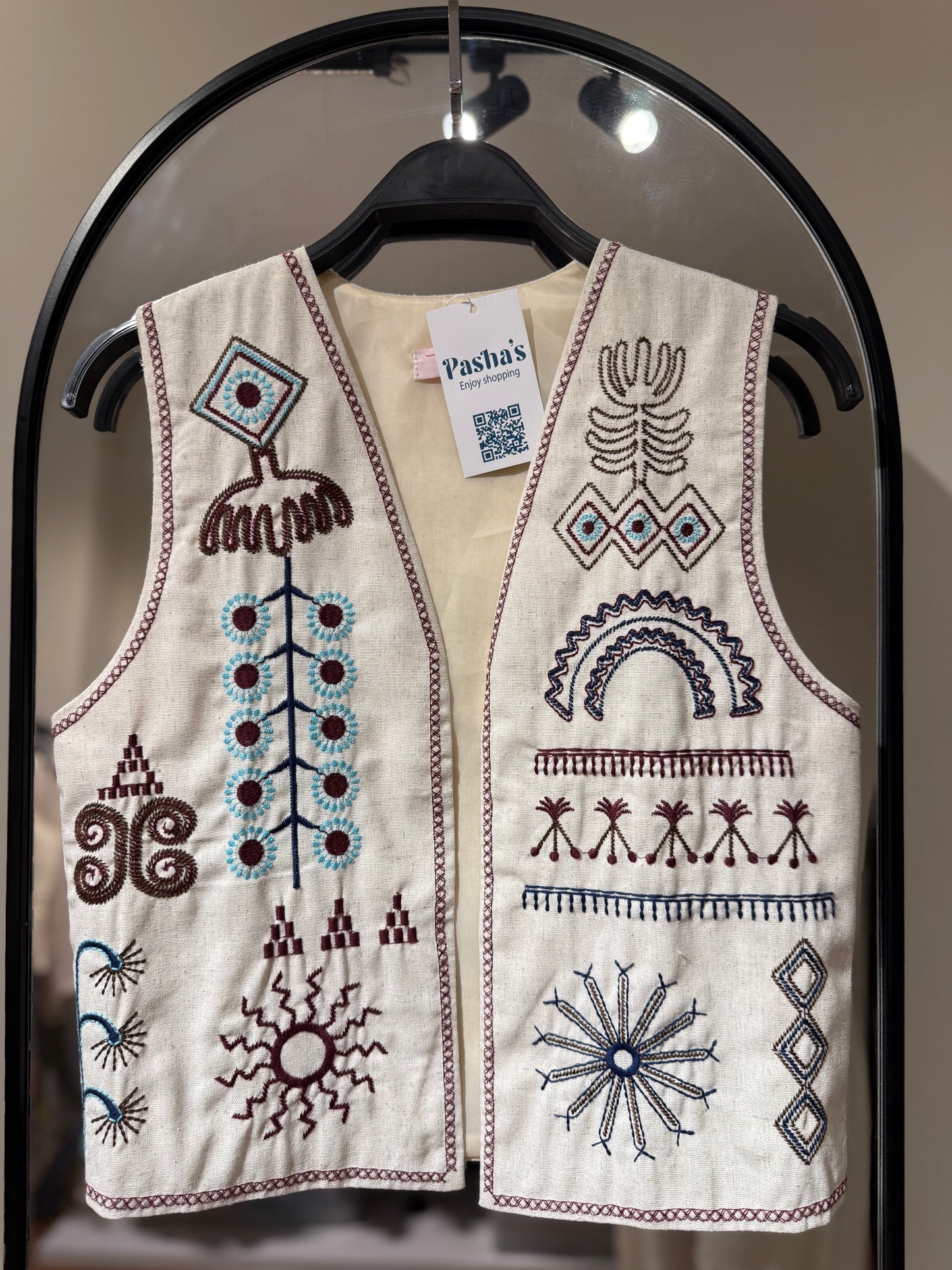 Embroidered Vest