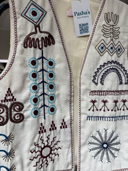 Embroidered Vest