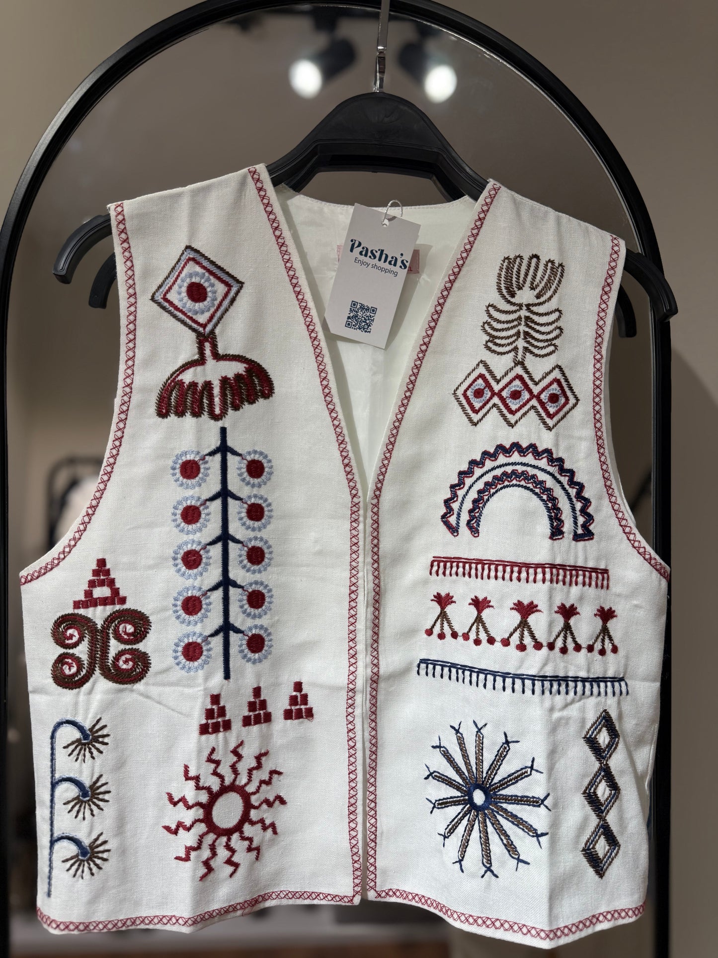 Embroidered Vest