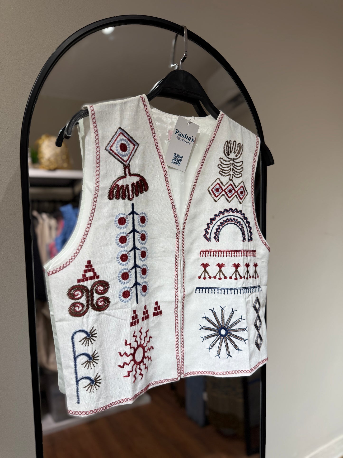 Embroidered Vest