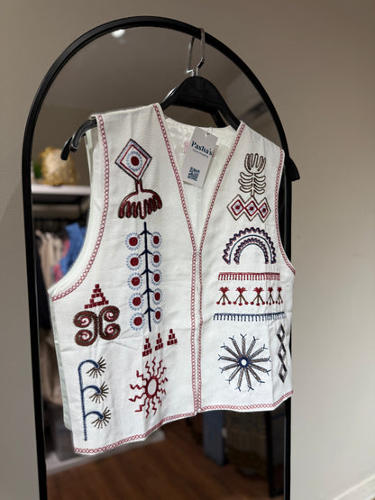 Embroidered Vest