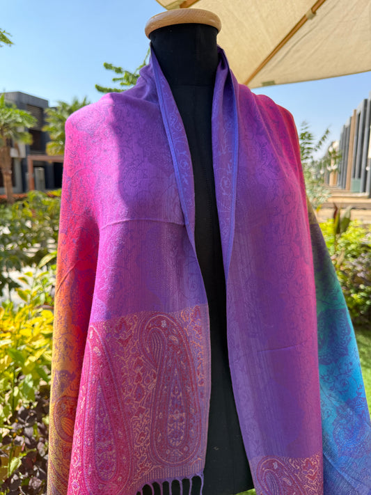Color Wheel Pashmina Scarf