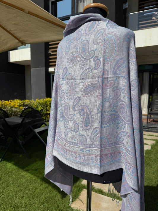 Indian Teardrop Pashmina Scarf