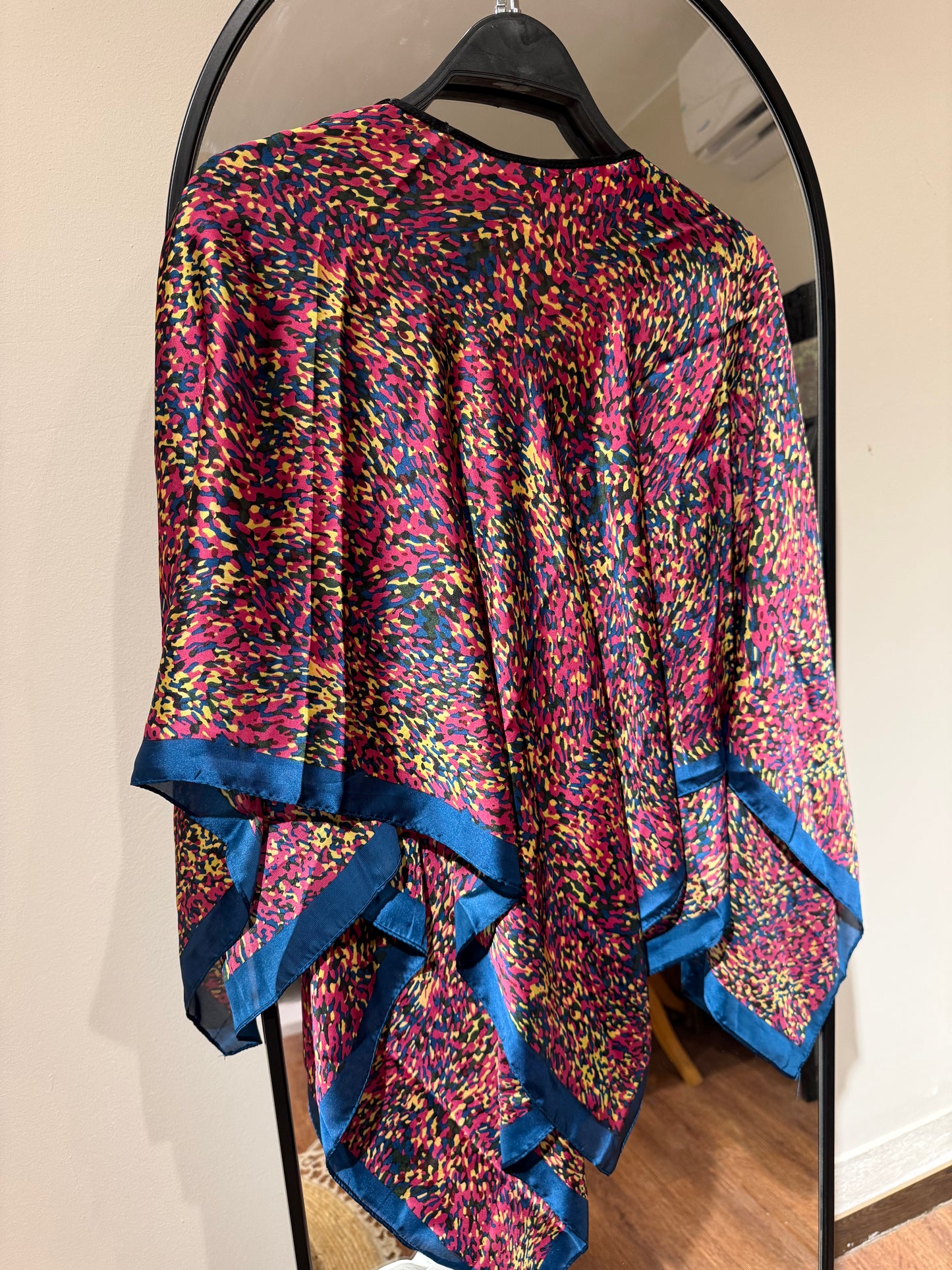 Colorful Satin Blouse