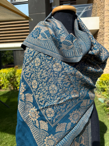 Flori Indian Large Shawl