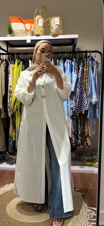 Poplin Long Chemise