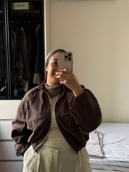 Velvet Touch Balloon Jacket