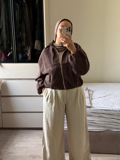 Velvet Touch Balloon Jacket