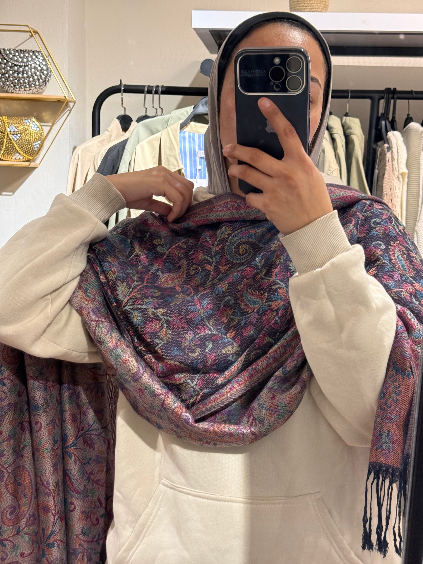 Indian Flori pashmina