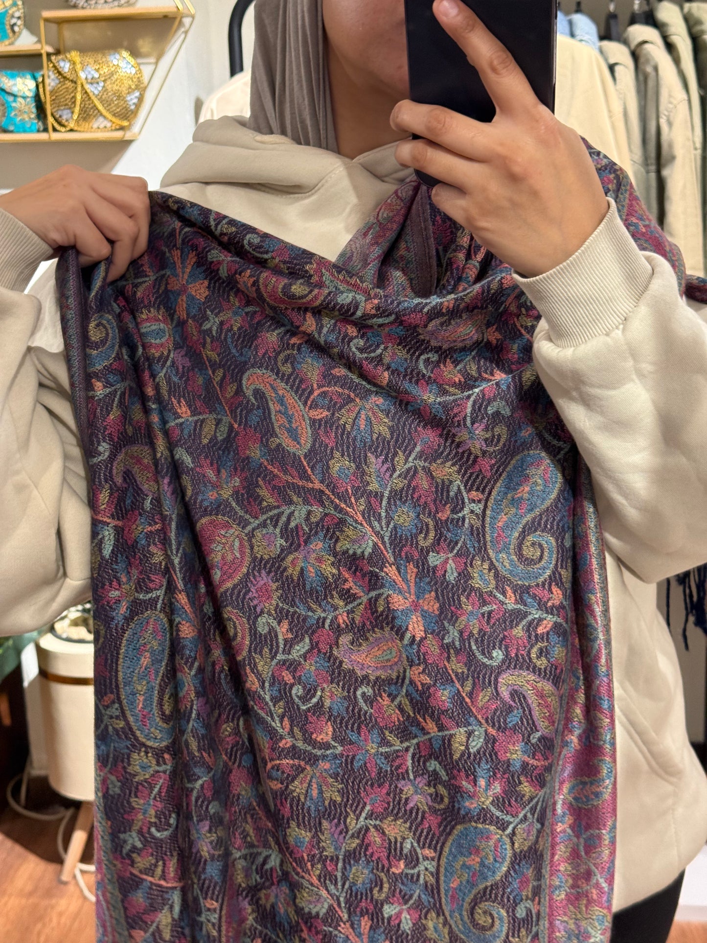 Indian Flori pashmina