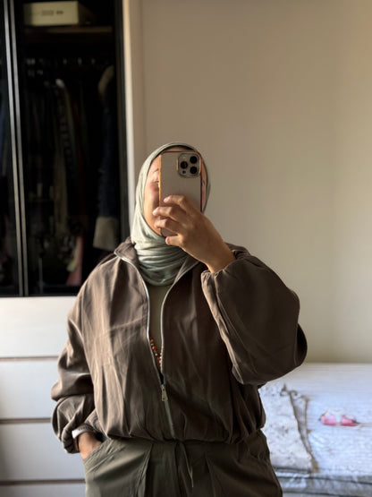 Velvet Touch Balloon Jacket