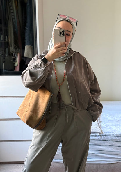 Velvet Touch Balloon Jacket