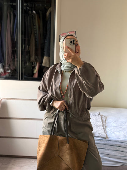 Velvet Touch Balloon Jacket