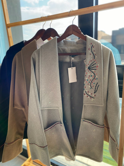 Embroidery Wool Jacket